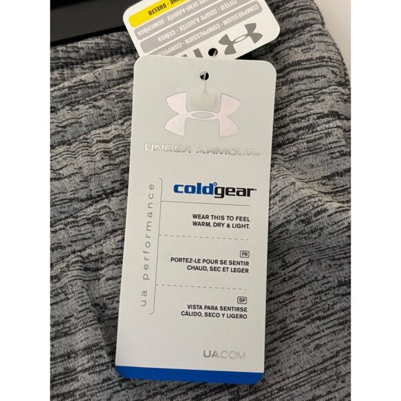 Under Armour Women's XS Coldgear Loose Fit Heather Gray Pants Drawstring Waist - Picture 6 of 11